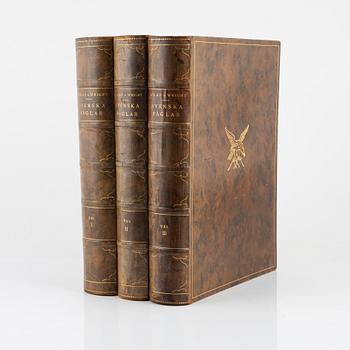 The von Wright brothers, three volumes "Svenska Fåglar", Börtzells tryckeri AB, Stockholm 1927-1929.