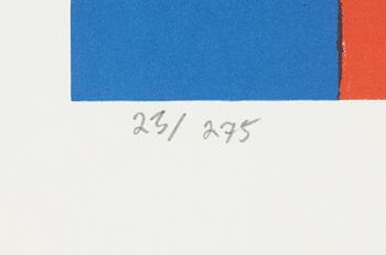 Lena Cronqvist, lithograph in colours, 1995, signed 23/275.