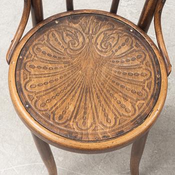 A set of 6 Café chairs, Mundus, Poland, early 20th Century.