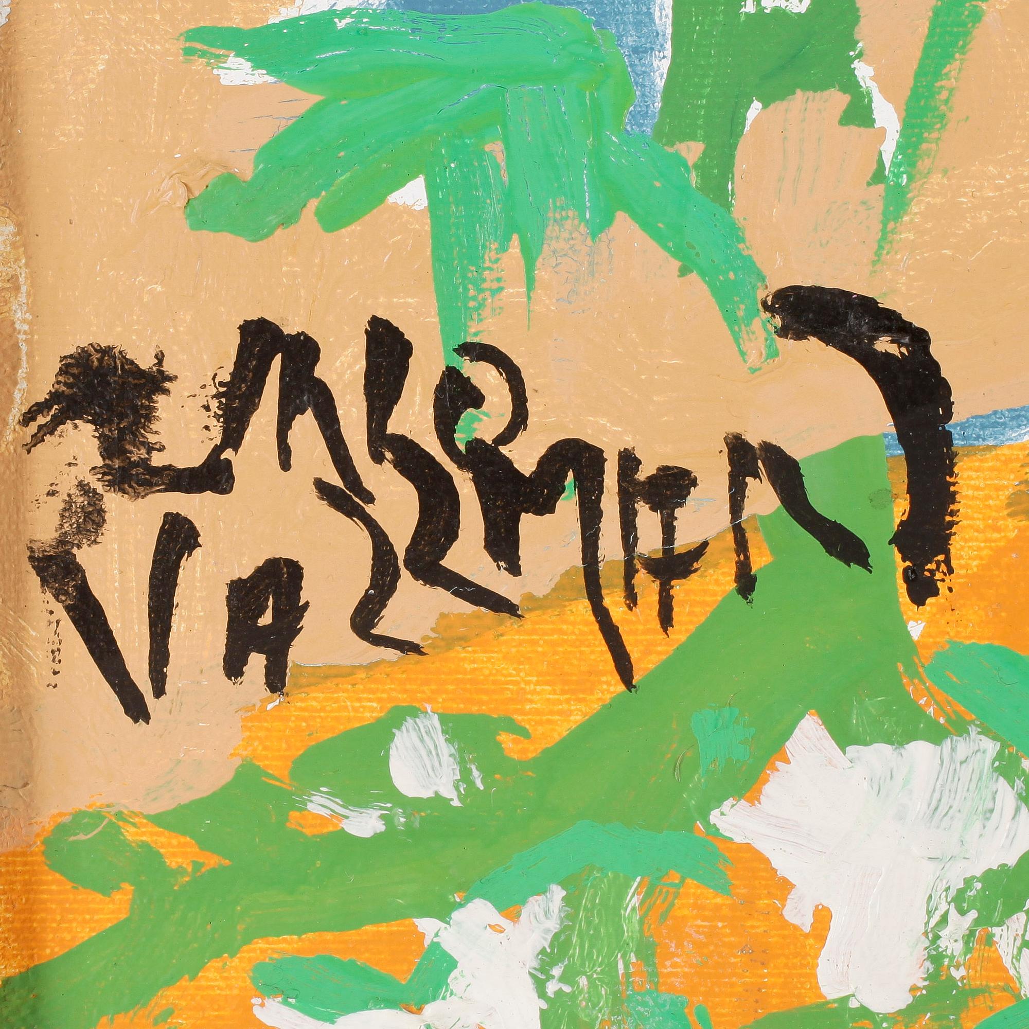 UNO VALLMAN, olja på duk, signnerad.