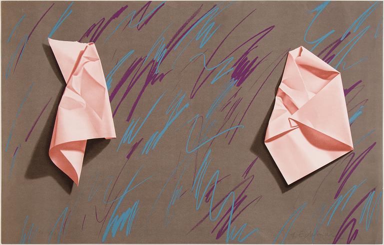 Yrjö Edelmann, färglitografi, 1986, signerad EA VII/XX.