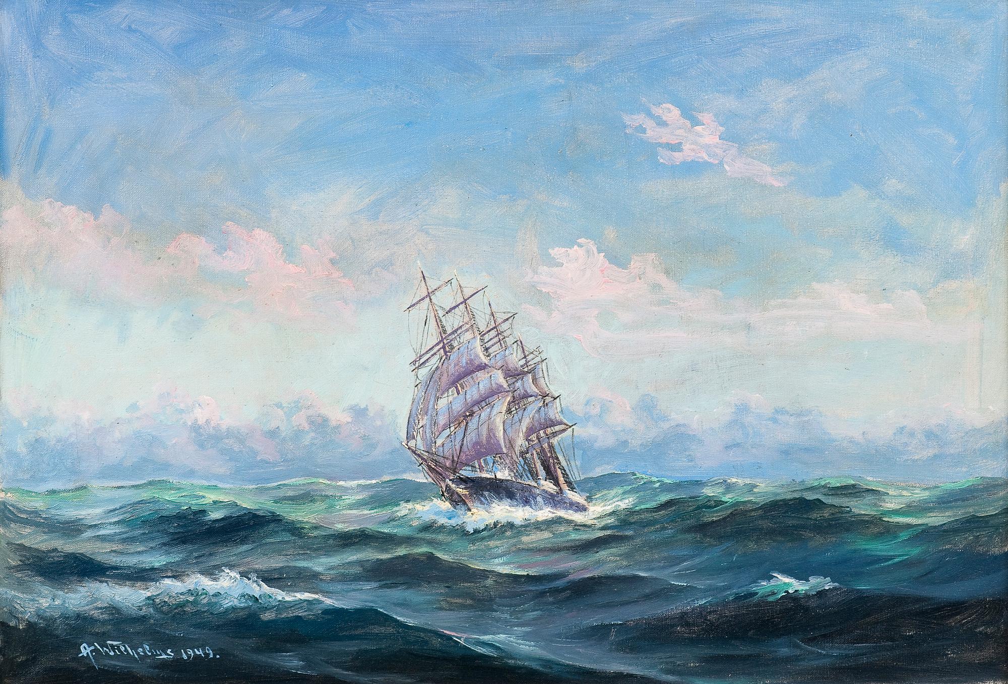 Alexander Wilhelms, THE BARQUE "PASSAT".