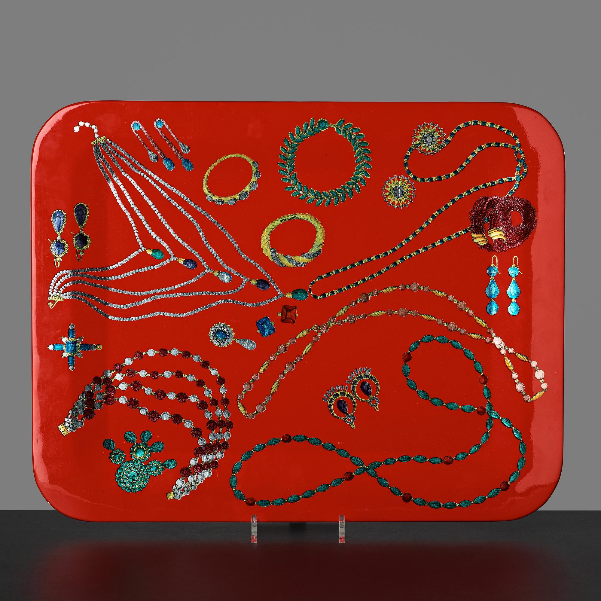 Piero Fornasetti, a tray, Milano, Italy 1990's.