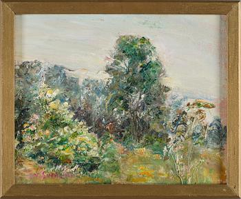 SVEN SVENSSON, olja på pannå, signerad.