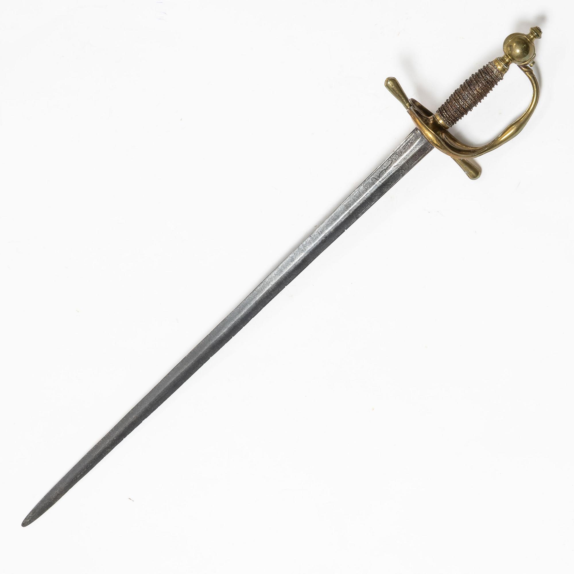 Värja, för officer, 1700-tal.