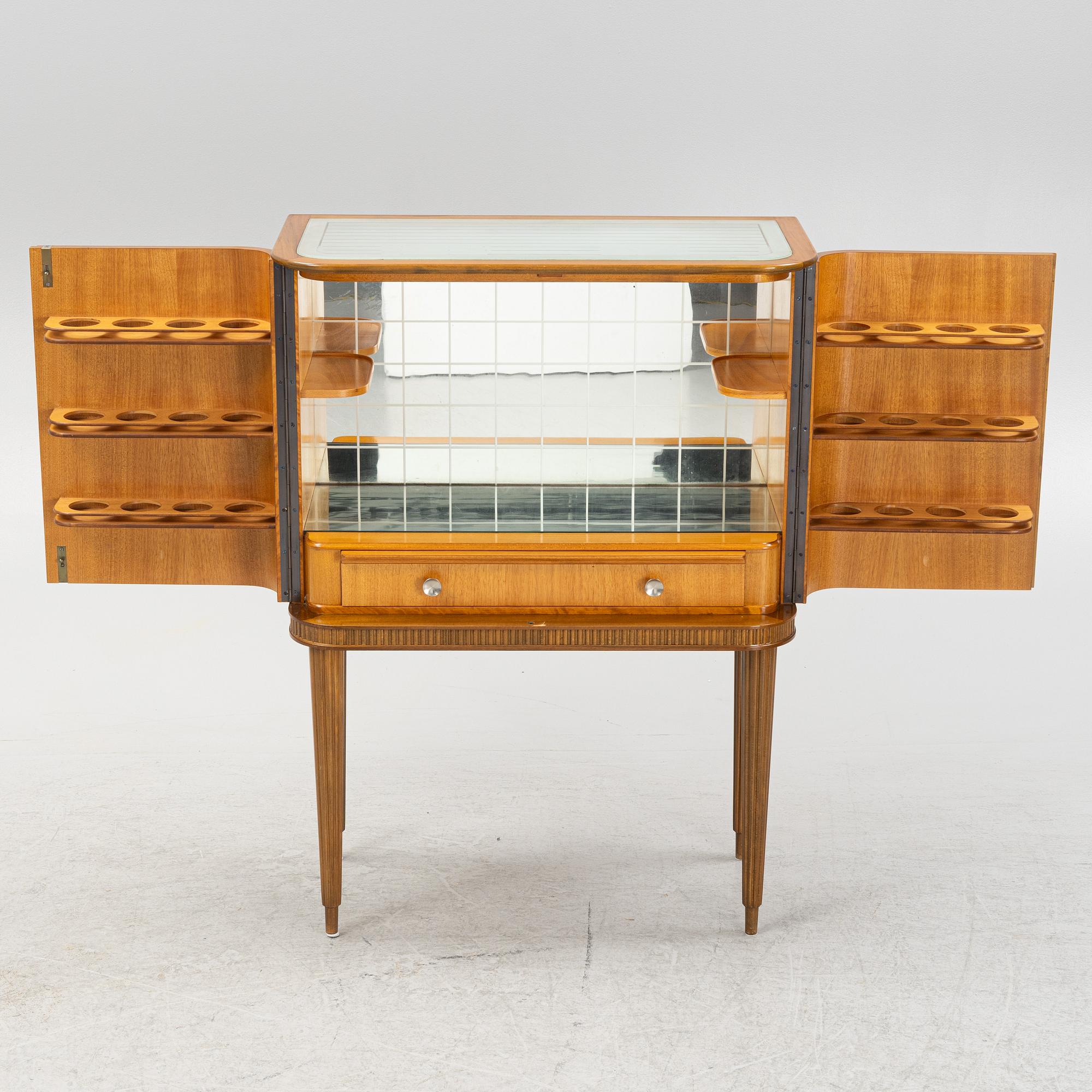 A Swedish Modern bar cabinet, AB Förenade Möbelfabrikerna, Lindköping, 1940's/50's.