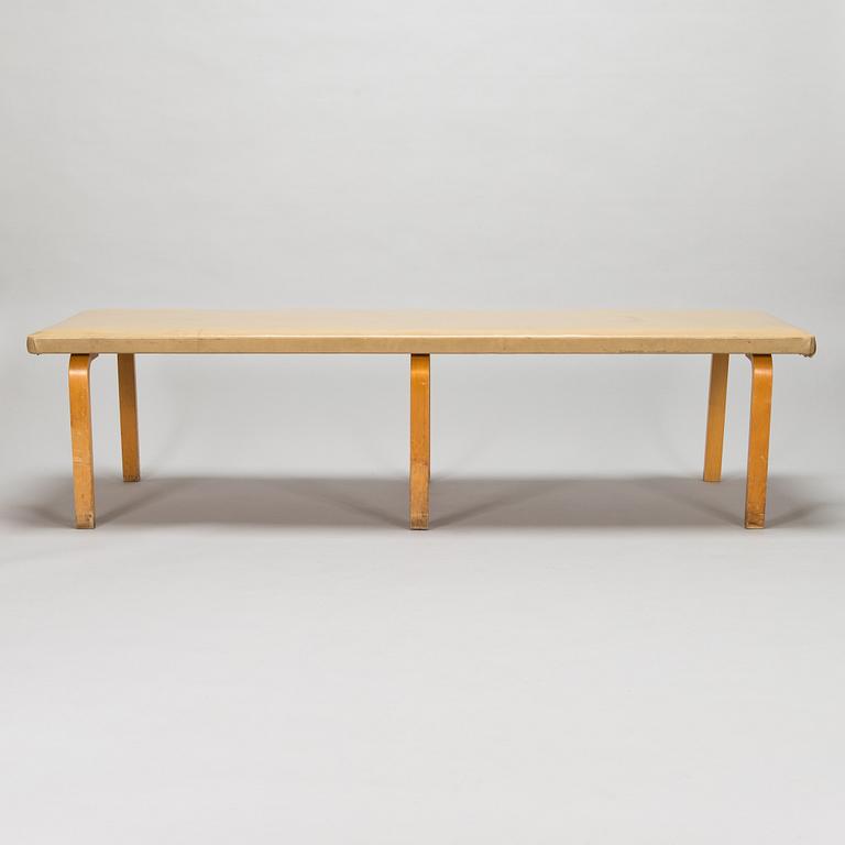 Alvar Aalto, a mid-20th-century '167' bench for O.Y. Huonekalu- ja Rakennustyötehdas A.B.