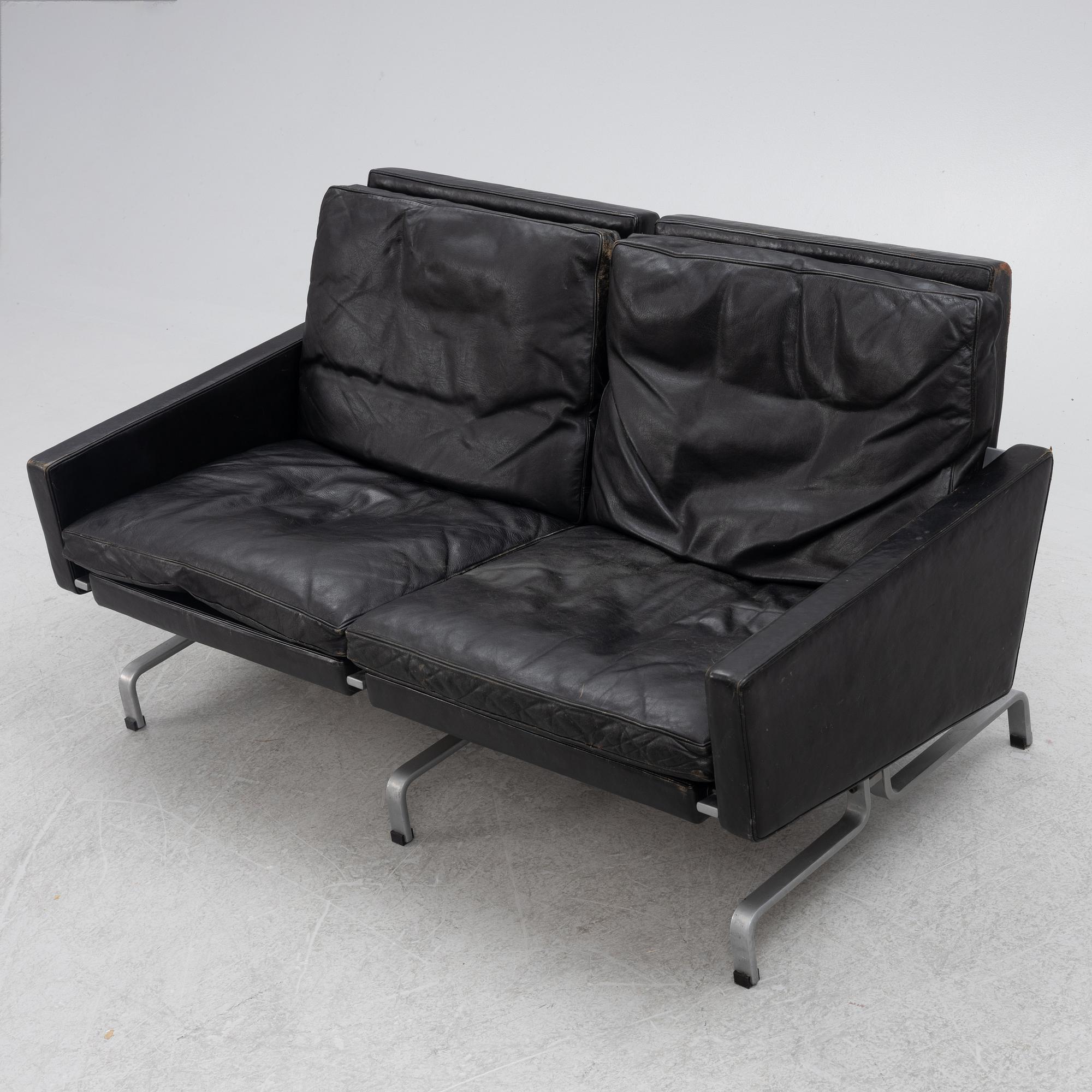 Poul Kjaerholm, soffa, "PK-31", E Kold Christensen, Danmark.