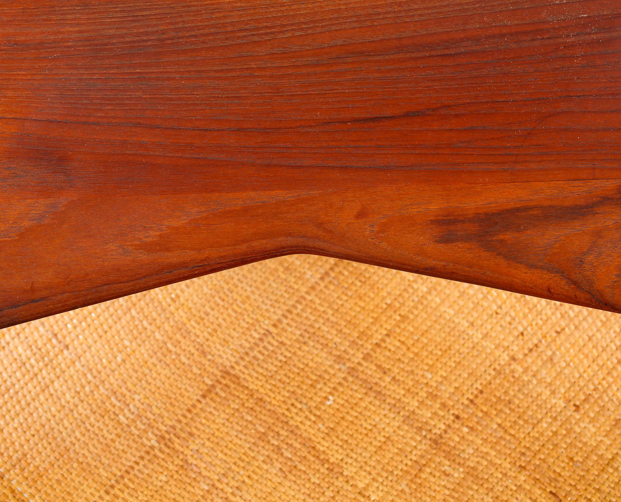 A sofa 417 and a table 519, Peter Hvidt & Orla Mörgaard Nielsen, Minerva series, France & Daverkosen, Denmark, 1950s.