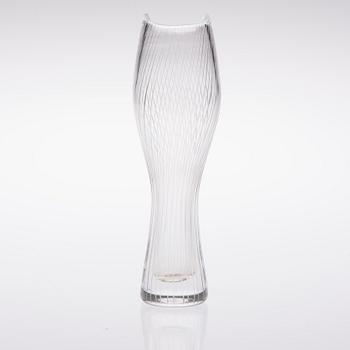 TAPIO WIRKKALA, VAS, glas, signerad Tapio Wirkkala Iittala.