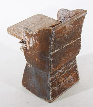 POTTSTOL. Allmoge. 1800-tal.