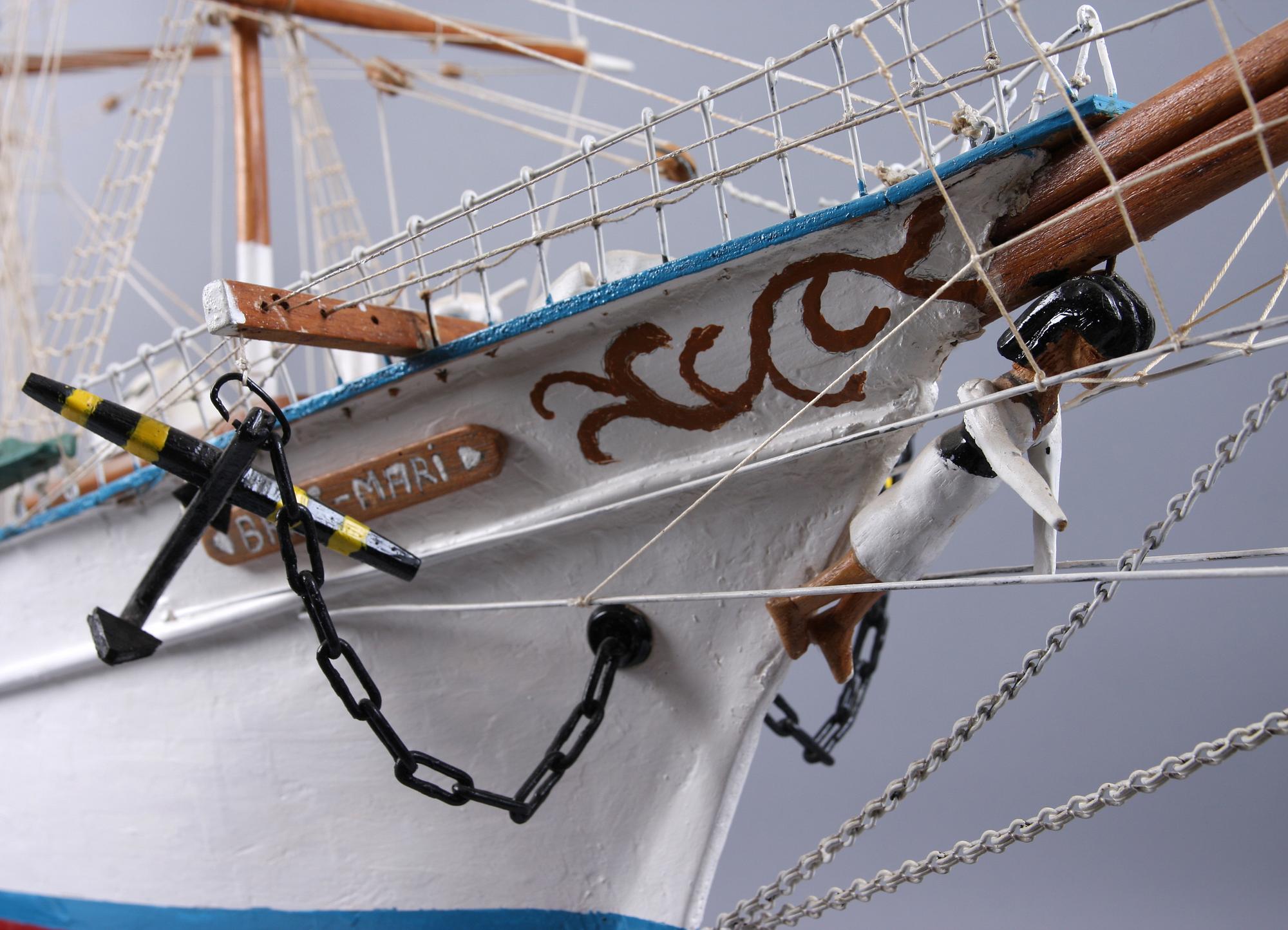 BÅTMODELL, 1900-talets andra hälft.