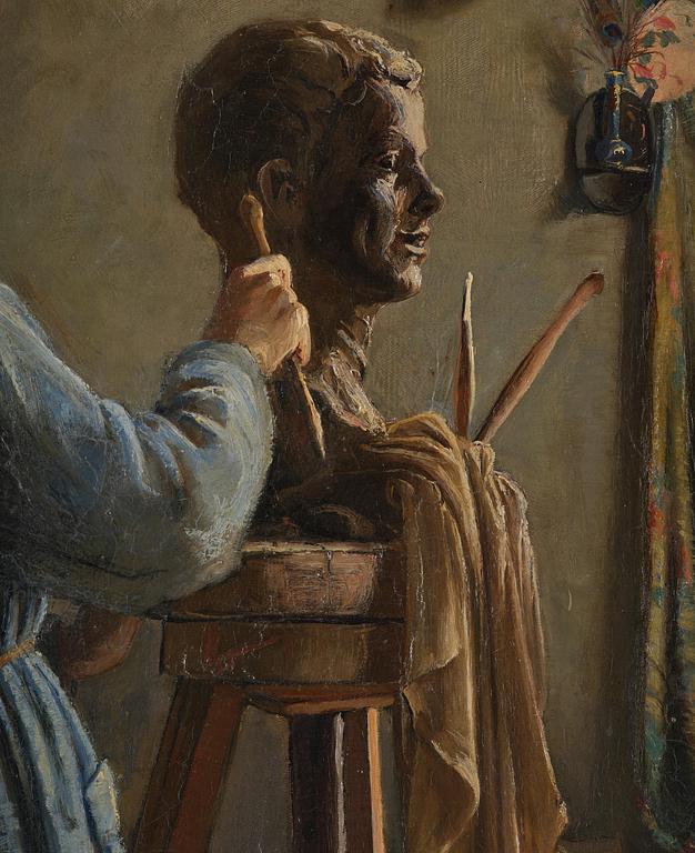 Hilma af Klint, Studio interior.