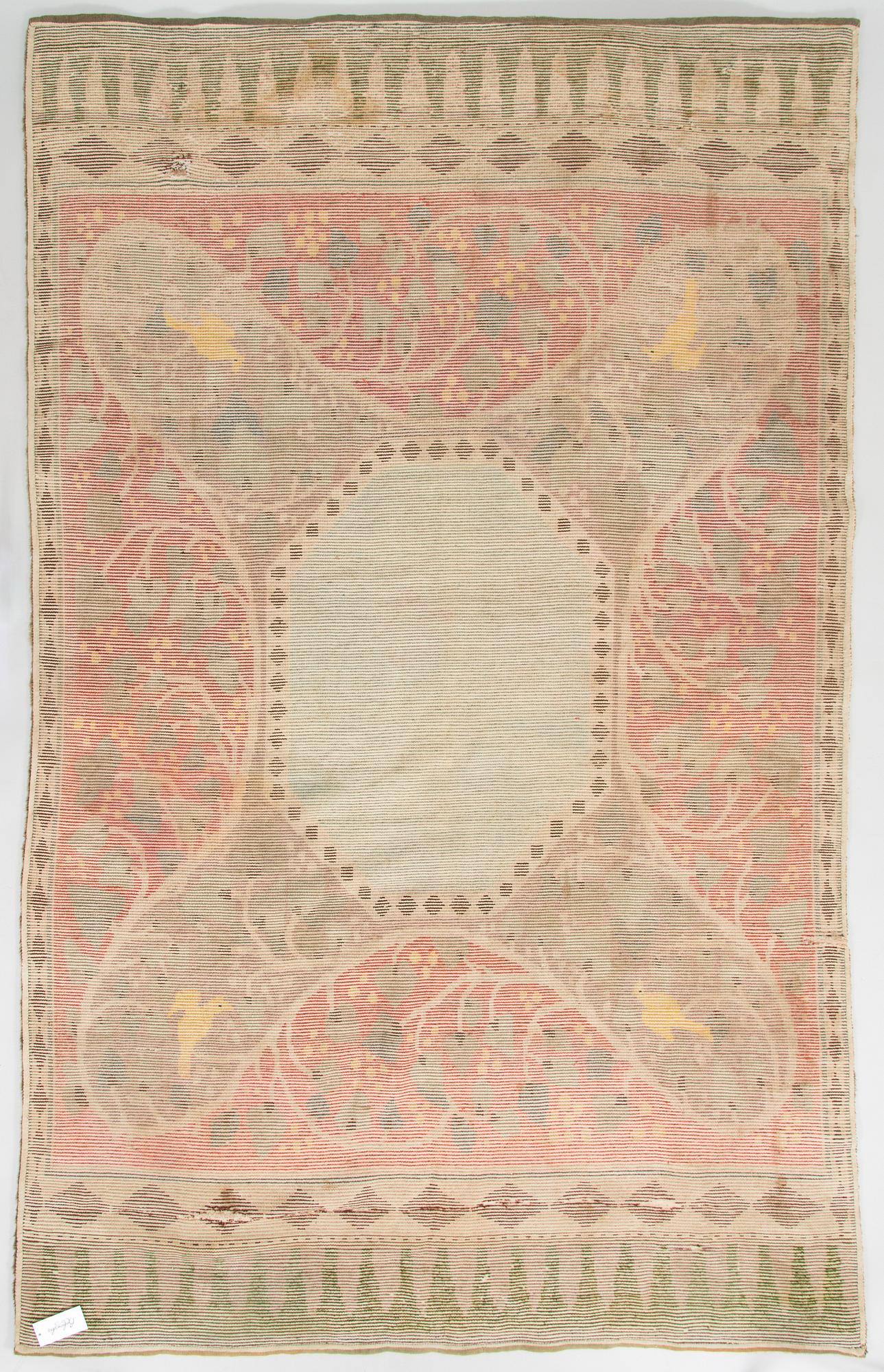 Väinö Blomstedt, rya / ryamatta. Finska Handarbetes Vänner. Ca 280 x 180 cm. 1900-talets början.