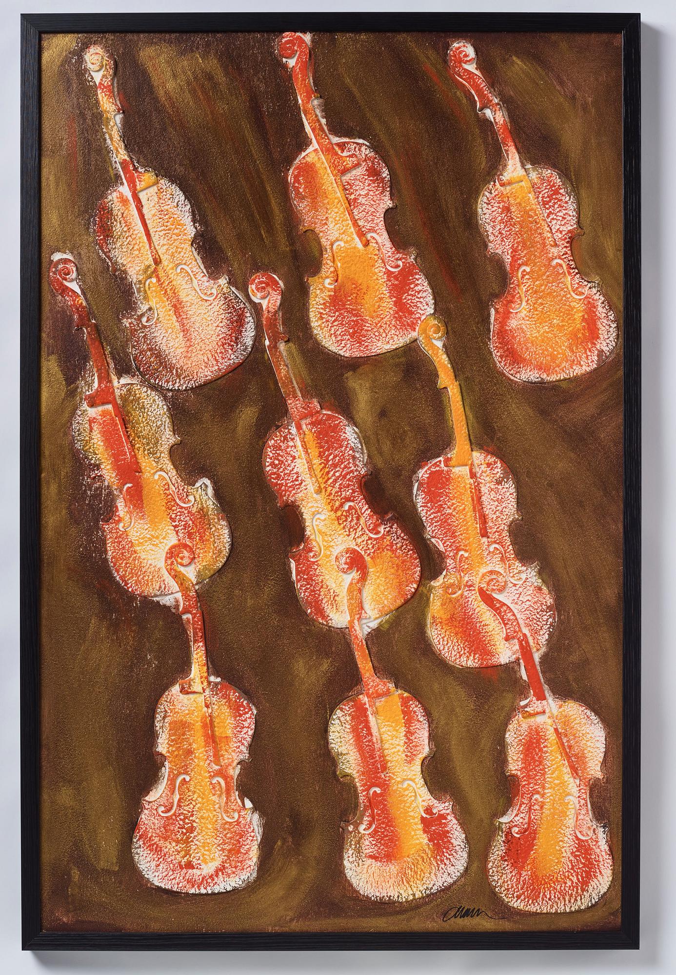 Arman (Armand Pierre Fernandez), "Walk of fire".
