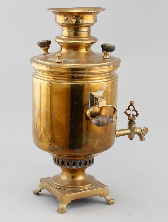 TESAMOVAR, mässing, sent 1800-tal.