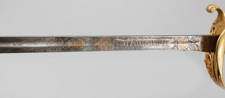 SABEL, för officer vid infanteriet, ca 1870.