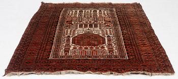 An antique Bechir rug, approx. 215 x 148 cm.