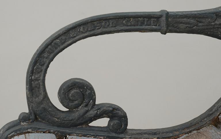 TRÄDGÅRDSSOFFA, Skoglund och Olson, Gefle.1900-tal.