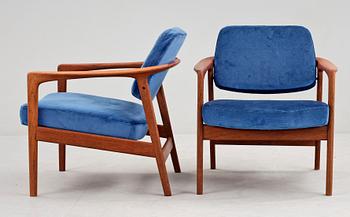 FÅTÖLJER, Folke Ohlsson, för Dux, 1960-tal.