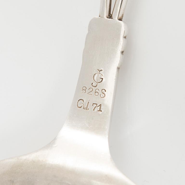 Georg Jensen, serveringsspade, silver, 1904-1908. Modell G.I. 71.