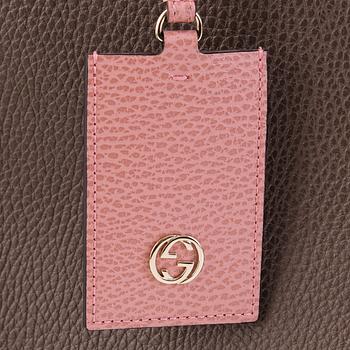 GUCCI Swing Medium Leather Tote Bag.