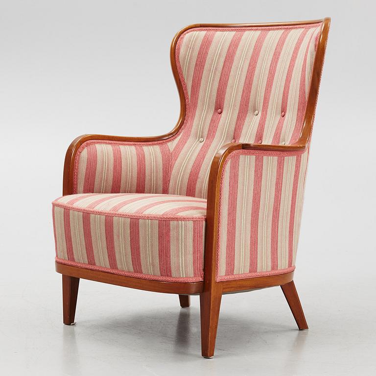 A Swedish Modern armchair, mid-20th Century.