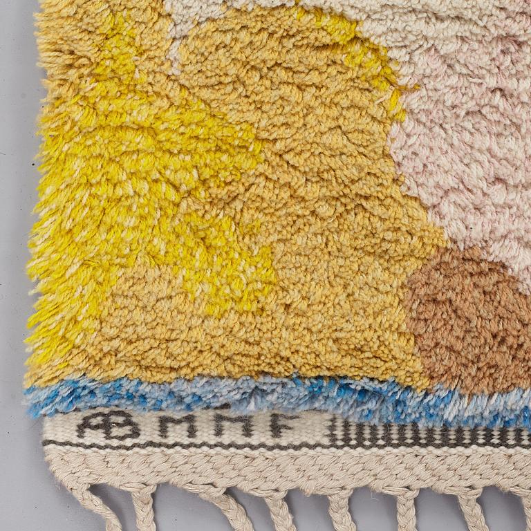 Kaisa Melanton, A CARPET, "Skärgårdsmattan", knotted pile, ca 266,5 x 185,5 cm, signed AB MMF KM.