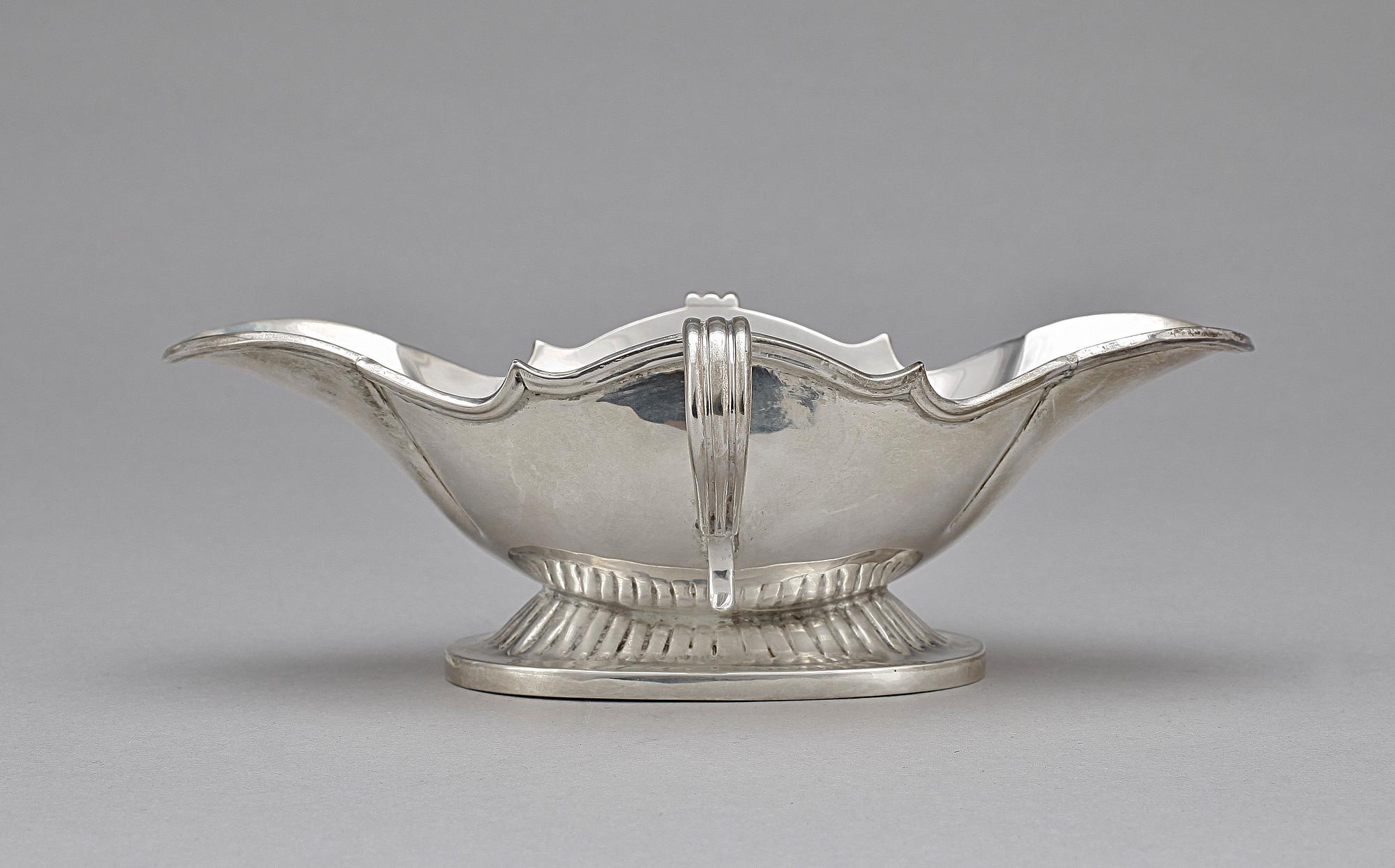 SÅSSKÅL, sterlingsilver. Mexiko, 1900-talets andra hälft. Vikt 418g.