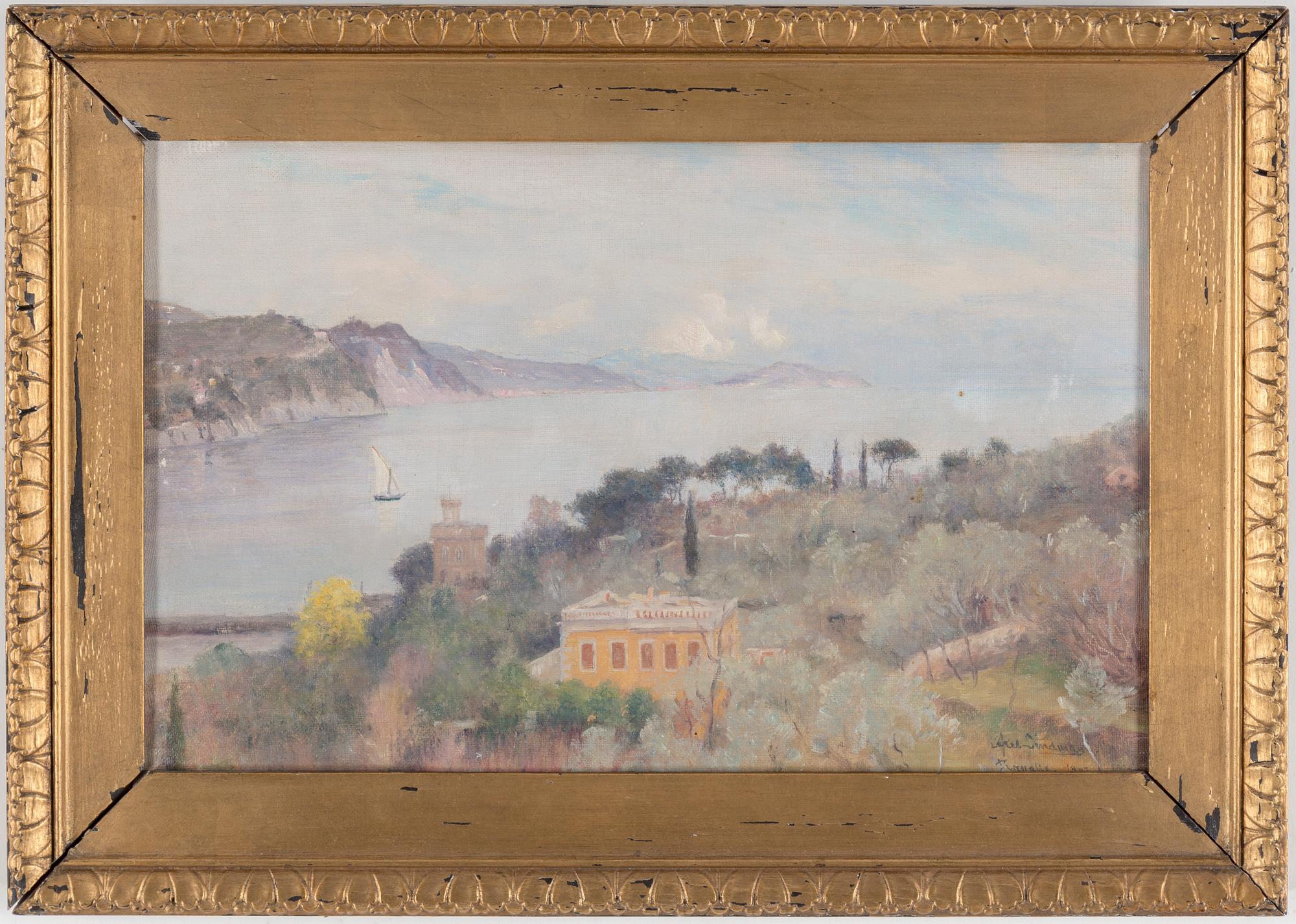 AXEL LINDMAN, olja på duk, signerad och daterad 1909.