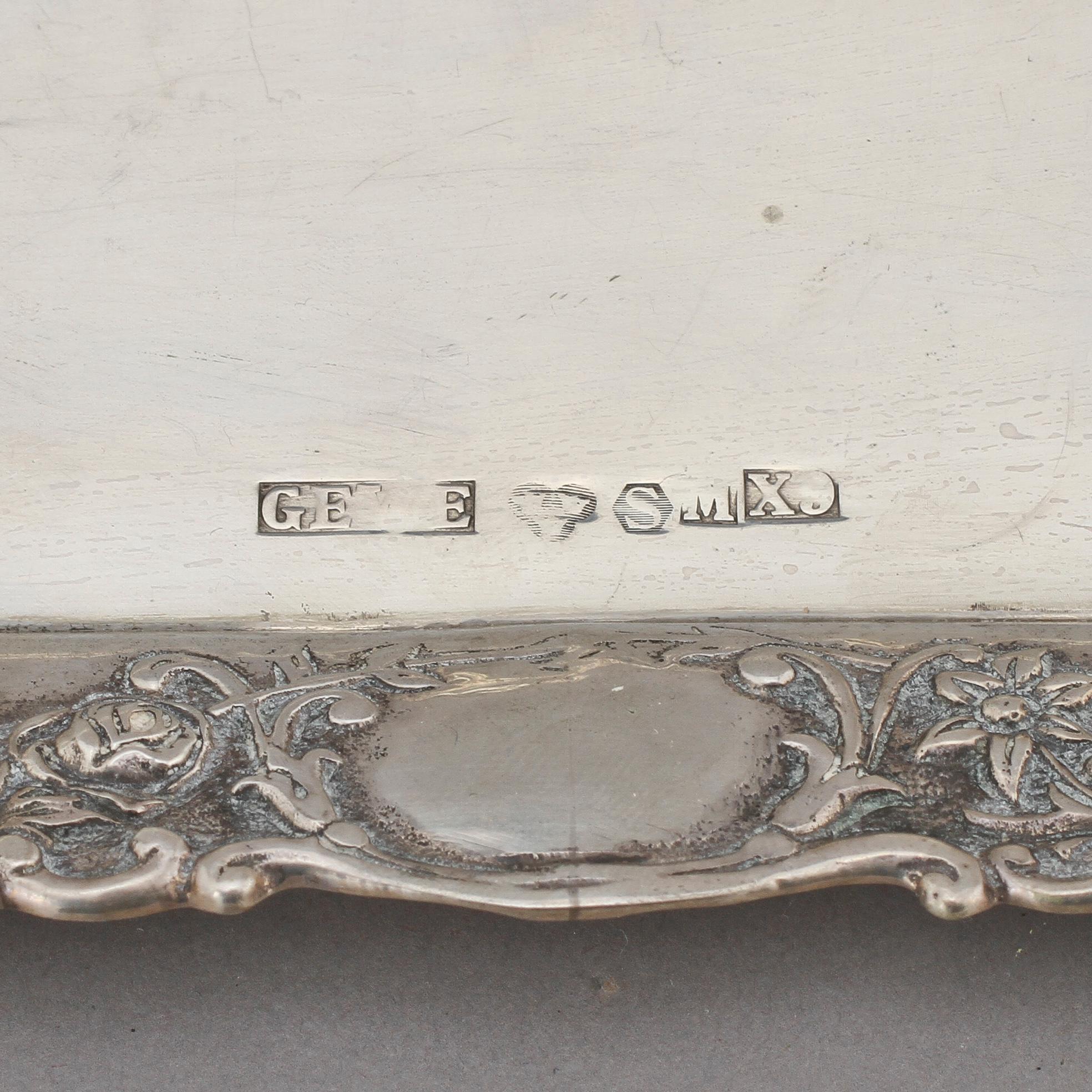 BRICKA, silver, Gewe, Malmö, 1972. Vikt 468 g.