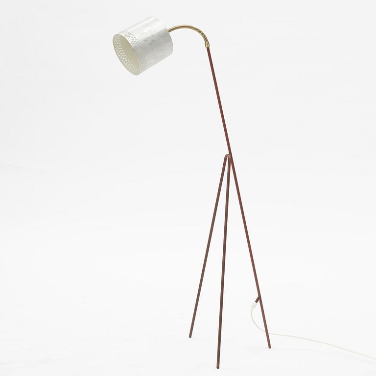 A Swedish floor lamp, mid 20th century.