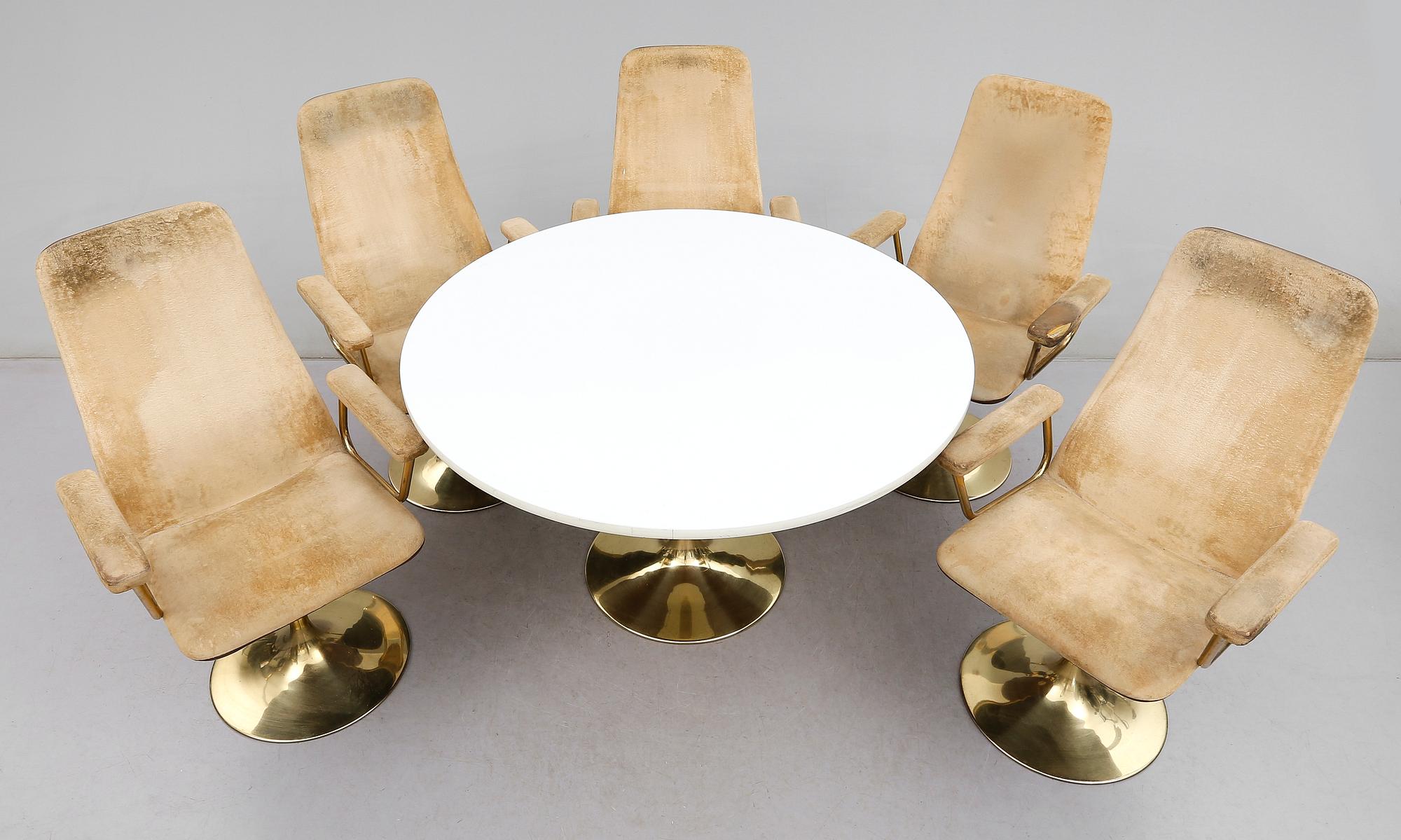 MATGRUPP, 6 delar, Johansson Design, 1900-talets andra hälft.