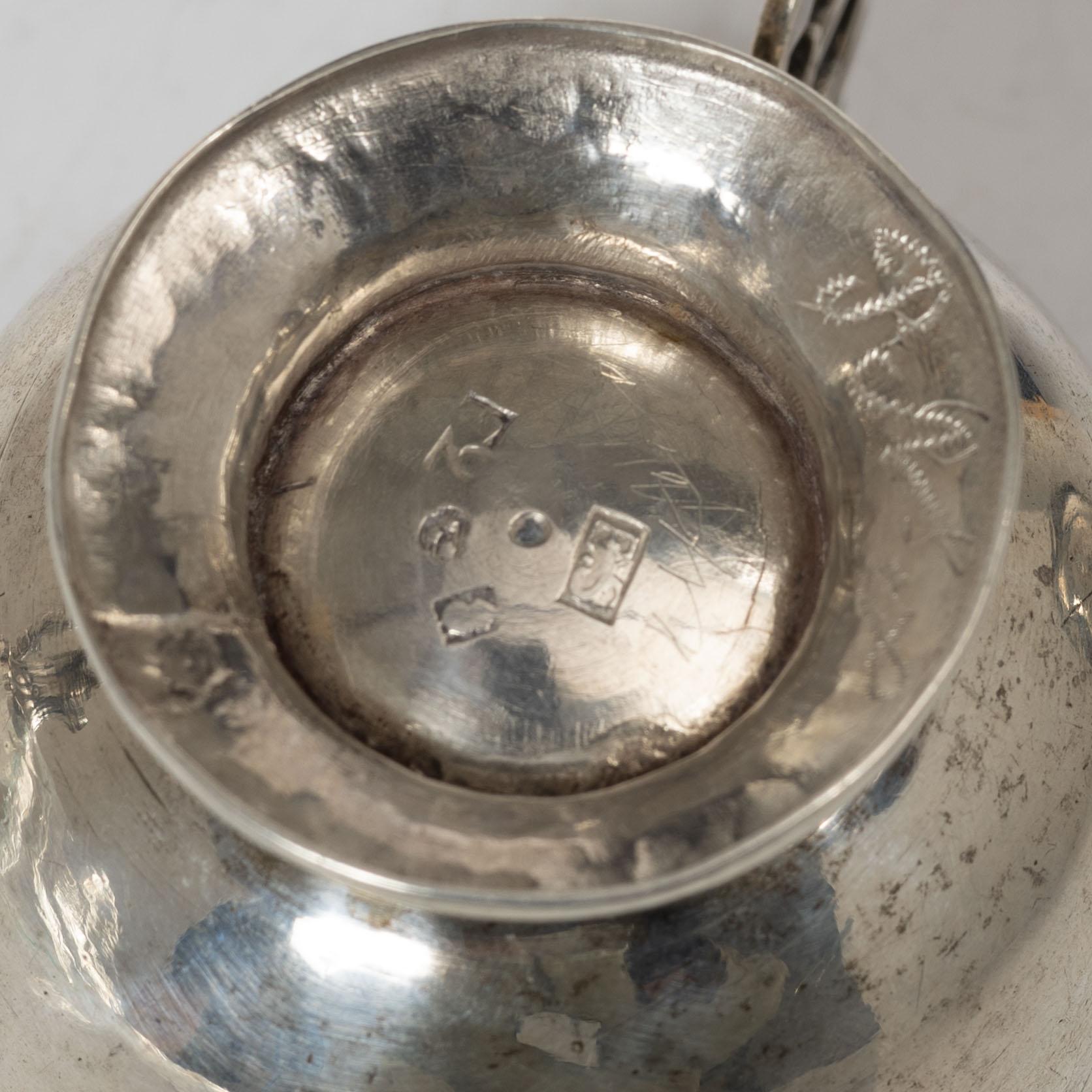 Erik Ericson, supkoppar, ett par, silver, Uppsala 1788.