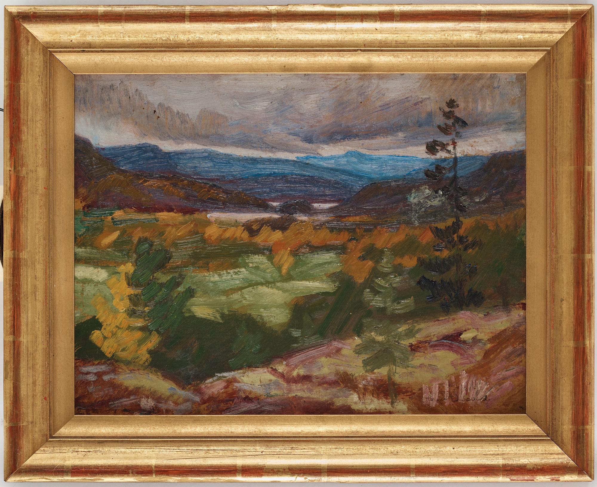 Helmer Osslund, Höstlandskap.