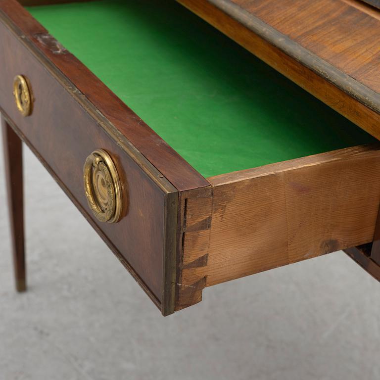 Desk with a superstructure, late Gustavian, circa 1800.