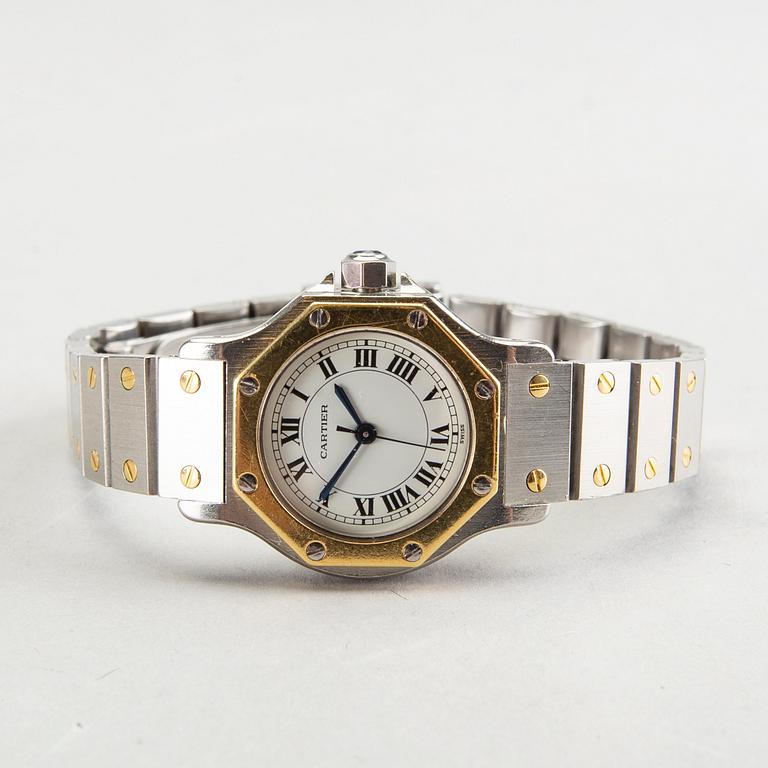 Cartier Santos, wristwatch 24 mm.