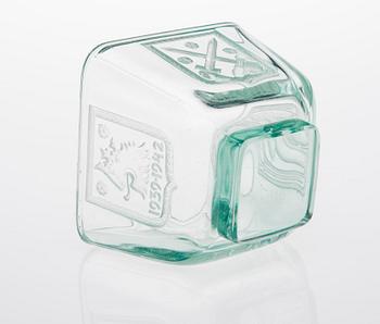 SKÅL, glas, "Mottimalja 1939-1942" Riihimäen Lasi Oy.