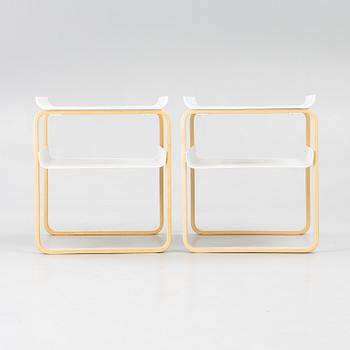 Alvar Aalto, a pair of model 915 side tables. Artek, 2002.