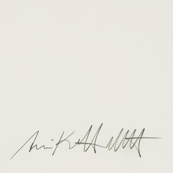 ANNIKA VON HAUSSWOLFF, lithograph in colours after photo, signed and numbered 17/100 in pencil.