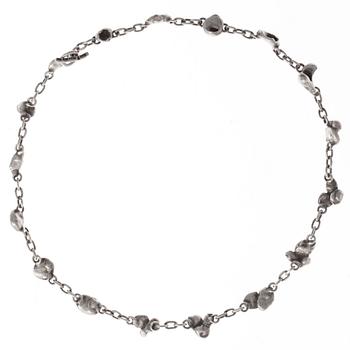 Bertel Gardberg, A NECKLACE, 916 silver, BRG, Helsinki 1954.