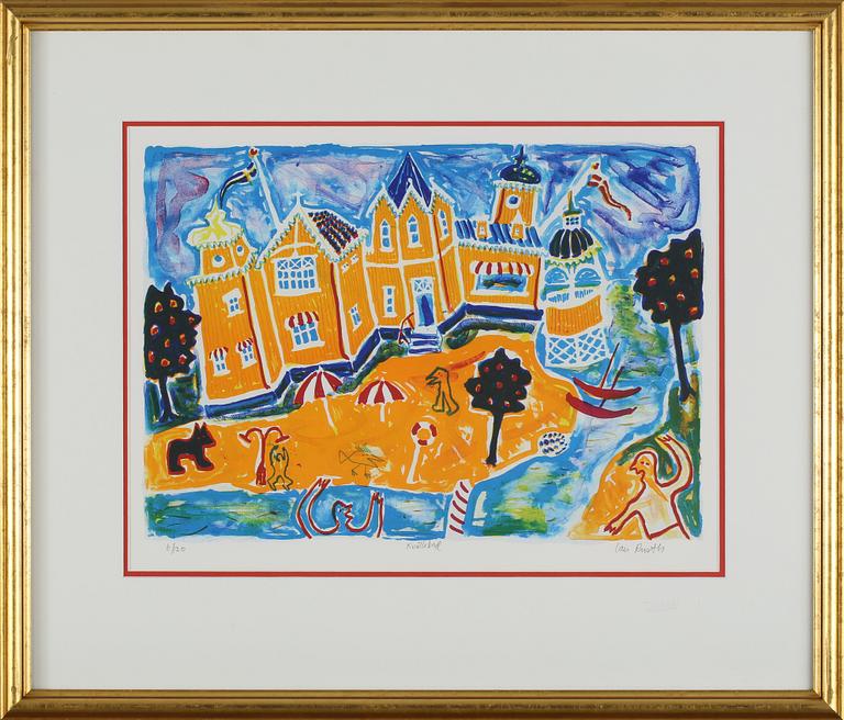 IAN RUSTH, färglitografi, signerad och numrerad 6/120.