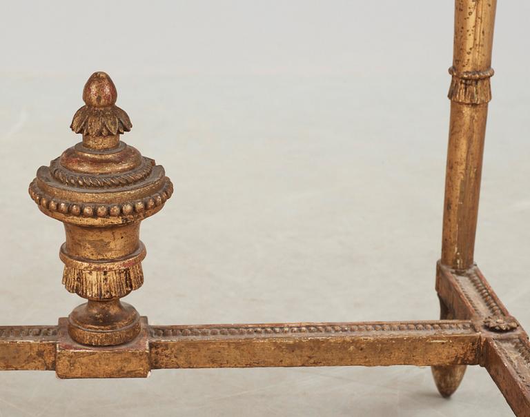 A Gustavian late 18th century console table.