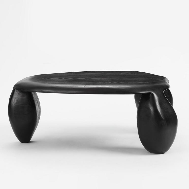 Niklas Runesson, a coffee table, his own studio, Stockholm, 2022.