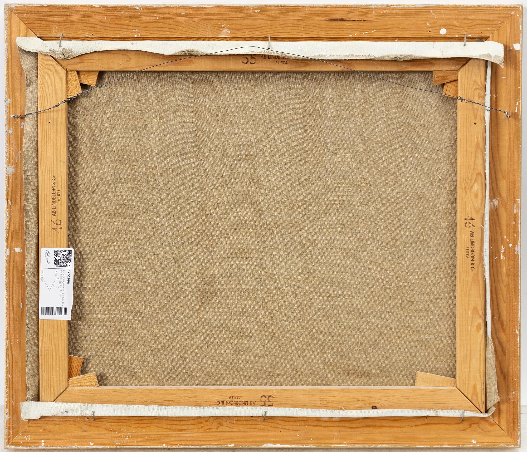 Erling Ärlingsson, View over Fryken.