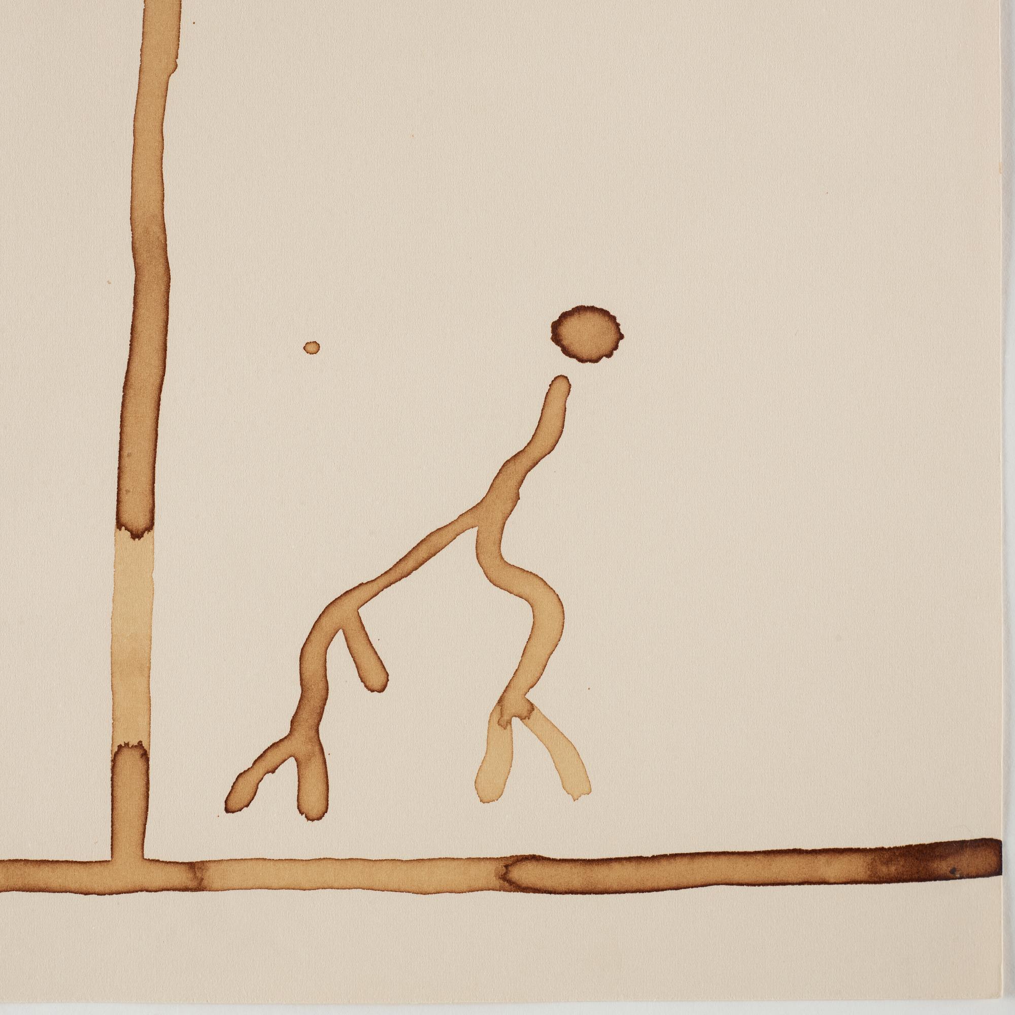 JAMES BROWN, drawing signed and dated 1988 on verso.