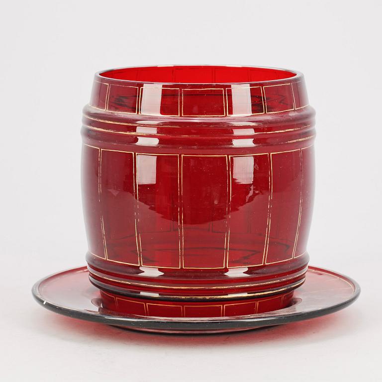 TUNNA med FAT, glas, 1800-tal.