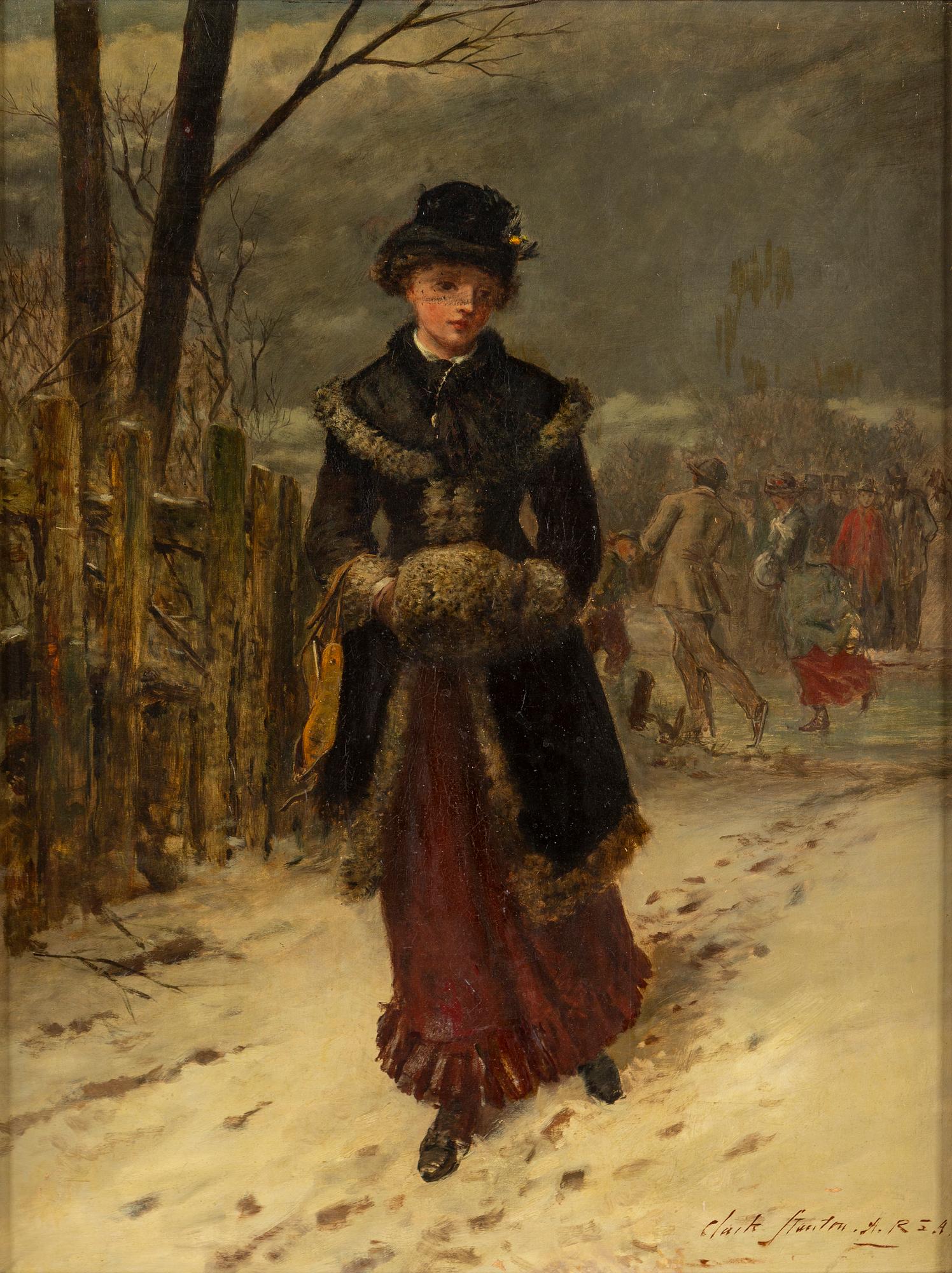 GEORGE CLARK STANTON, oil on canvas, signed.