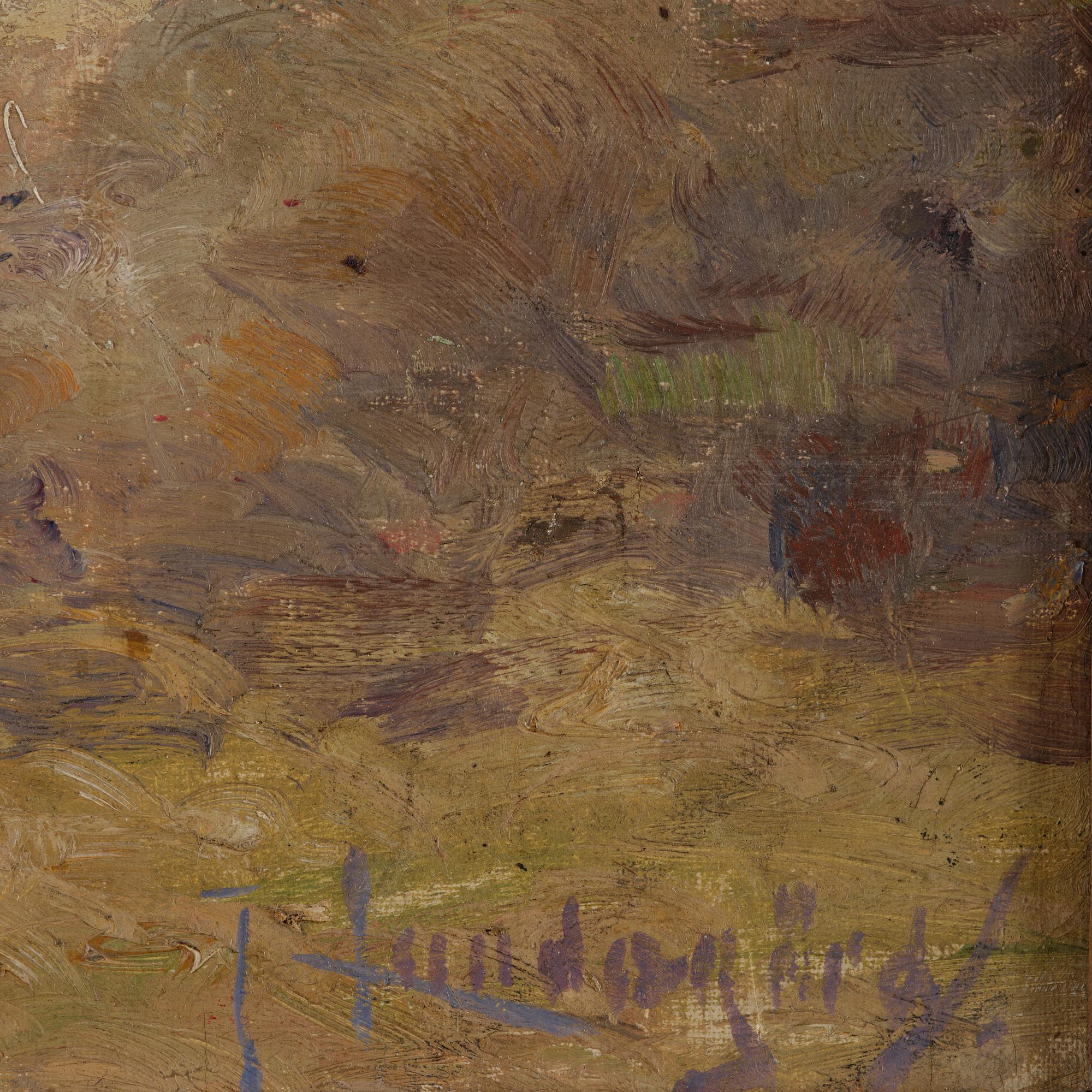 Justus Lundegård, Girl by a farm.