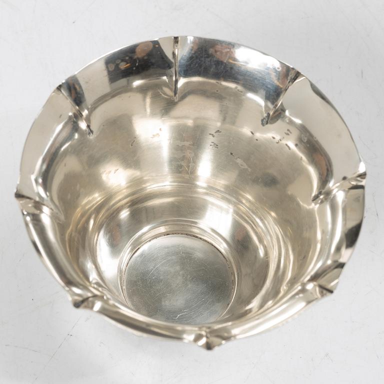 Wiwen Nilsson, skål, silver, A. Nilsson, Lund 1931.